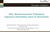 PDL Modernización Tributaria Algunos elementos para la ...