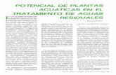 POTENCIAL DE PLANTAS ACUATICAS EN EL TRATAMIENTO DE …