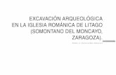 Excavación arqueológica en la iglesia románica de Litago ...