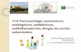 114 Farmacología: anestésicos, antisépticos, antibióticos ...