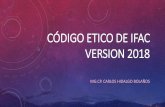 CÓDIGO ETICO DE IFAC VERSION 2018