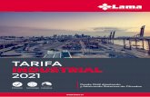 TARIFA INDUSTRIAL 2021 - LAMA Sistema de Filtrados