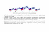 FESTIVAL LECTURAS DE VERANO 2021 - lapapeleta.cu