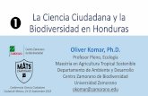 La Ciencia Ciudadana y la Biodiversidad en Honduras