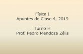 Física I Apuntes de Clase 4, 2019 Turno H Prof. Pedro ...