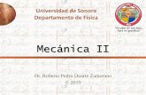Mecánica II - Universidad de Sonora