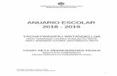 ANUARIO ESCOLAR 2018 - 2019