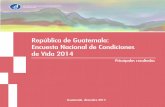 República de Guatemala: Encuesta Nacional de Condiciones ...