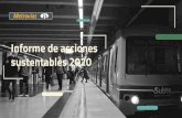 Informe de acciones sustentables Metrovias 2020