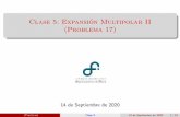 Clase 5: Expansión Multipolar II (Problema 17)