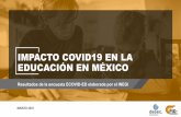 IMPACTO COVID19 EN LA EDUCACIÓN EN MÉXICO