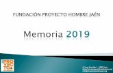 Memoria 2019 - Proyecto hombre Jaén