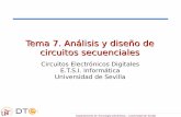 Tema 7. Análisis y diseño de circuitos secuenciales