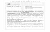 PSICOLOGÍA 2019 - ConSalud.es