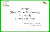 RTSP (Real Time Streaming Protocol) en IPv4 e IPv6