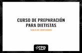 CURSO DE PREPARACIÓN PARA DIETISTAS