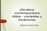 Literatura china - corrientes y