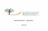 MEMORIA ANUAL 2015 - Aeropuerto Araucania