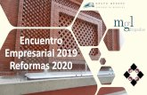 Encuentro Empresarial 2019 Reformas 2020