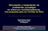 Simulación y tratamiento de problemas complejos en ...