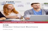 MIB Máster Internet Business - Eude Business School