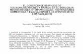 EL COMERCIO DE SERVICIOS DE TELECOMUNICACIONES Y BANCOS EN ...
