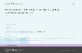 Materia: Historia del Arte Americano I I