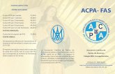 CUOTAS ACPA Y FAS CURSO 2019/2020 ACPA- FAS