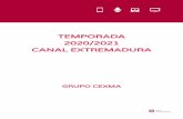 CANAL EXTREMADURA 2020/2021 TEMPORADA