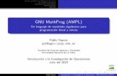 GNU MathProg (AMPL) - UNLP