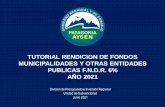 TUTORIAL RENDICION DE FONDOS MUNICIPALIDADES Y OTRAS ...