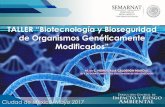 TALLER “Biotecnología y Bioseguridad