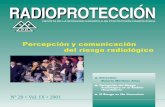 Percepción y comunicación del riesgo radiológico