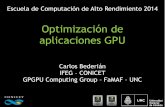 Optimización de aplicaciones GPU