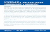 D INGENIERÍA DE RECURSOS MINERALES Y ENERGÍA - upct.es