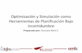 Optimización y Simulación como Herramientas de ...