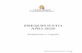 PRESUPUESTO AÑO 2020 - Consorcio de la Ciudad de Cuenca