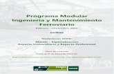 Programa Modular Ingeniería y Mantenimiento Ferroviario