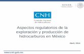 Aspectos regulatorios de la exploración y producción de ...