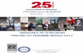 MEMORIA ACTIVIDADES PROYECTO HOMBRE SEVILLA 2017
