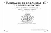 MANUALES DE ORGANIZACIÓN Y PROCEDIMIENTOS