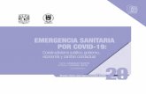 EMERGENCIA SANITARIA POR COVID-19