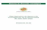 Plan Operativo de Apoyo a la ... - Universidad de Jaén