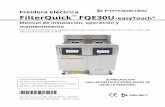 Freidora eléctrica FilterQuick FQE30U-easyTouch