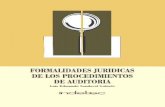 Formalidades Juridicas de los Procedimientos de Auditoria