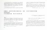 UNA EXPERIENCIA DE EXTENSION SOBRE TECNICA VITICOLA