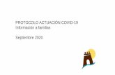 PROTOCOLO ACTUACIÓN COVID-19 Información a familias ...