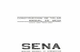 Manual de mesa Construcción de telar - SENA