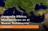 Geografía Bíblica: Mediterráneo en el Nuevo Testamento