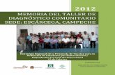 MEMORIA DEL TALLER DE DIAGNÓSTICO COMUNITARIO
